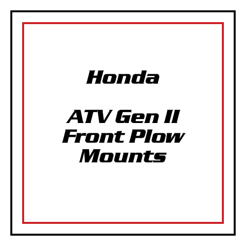 Honda - ATV Gen II Front Plow Mounts